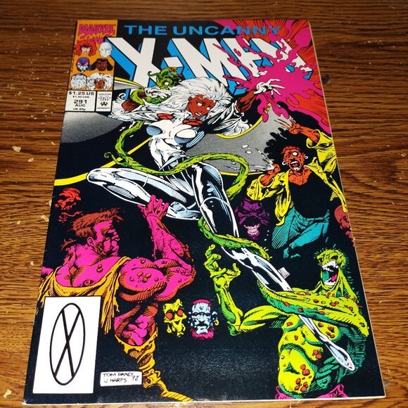 Uncanny X-Men #291 (Marvel comics, 1992) Underbelly! Part 1 of 3 - Picture 1 of 3